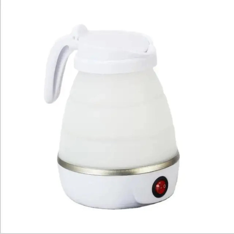 Convenient, Lightweight, and Portable 600ml Silicone Household Kettle - Durable Leakproof Foldable Design with Compression made