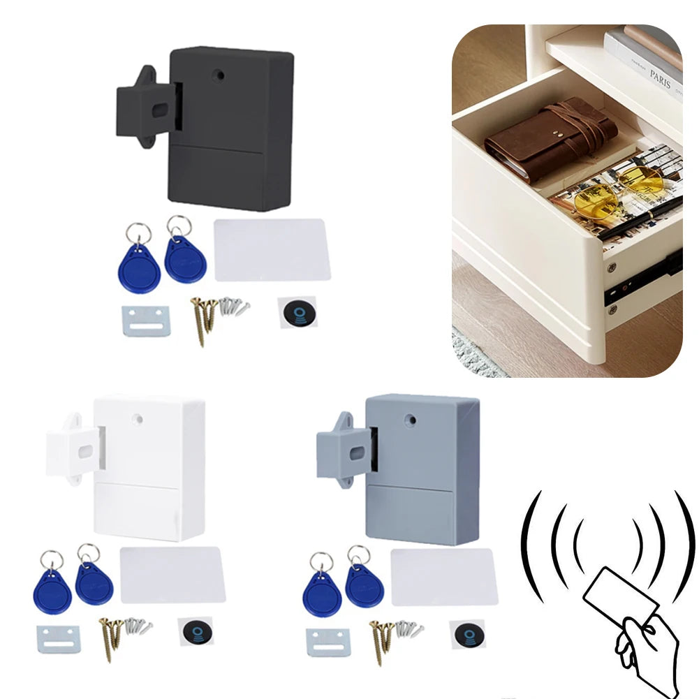 RFID Hidden Cabinet Lock — Smart Sensor for Drawers & Lockers