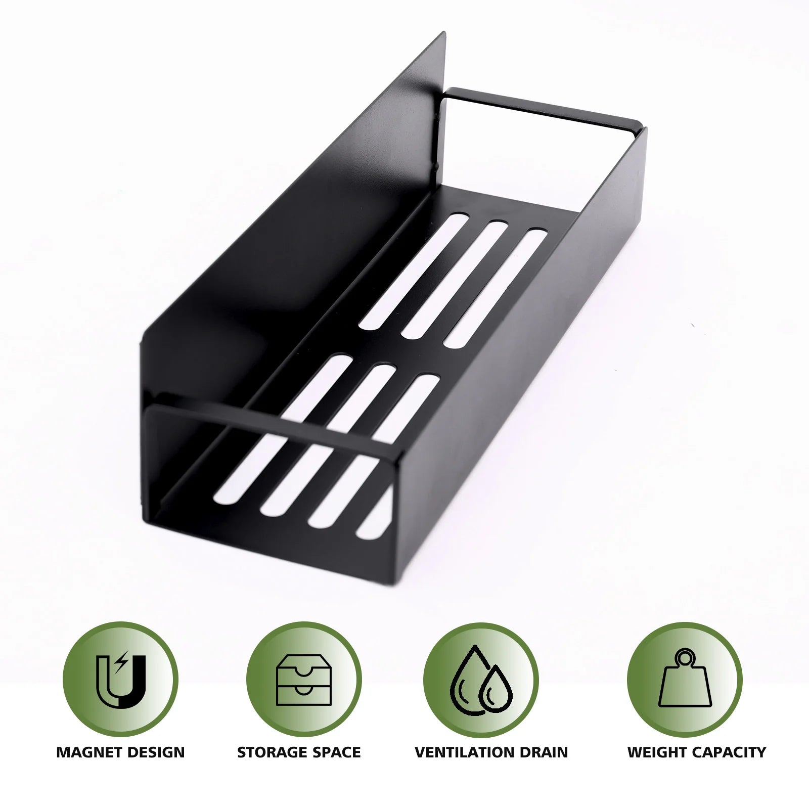 4 Pack Magnetic Spice Rack for Refrigerator Organizer