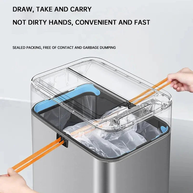 Smart Sensor Trash Can — Stainless Steel, 15L / 20L Kitchen Bin