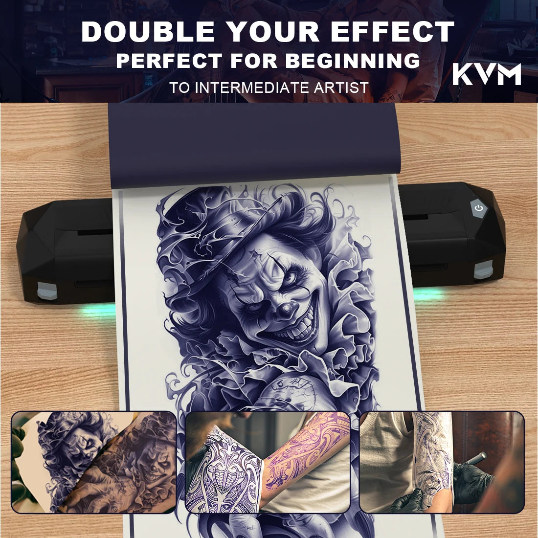 50 Sheets KVM Vegan Tattoo Stencil Transfer Paper A4 Size