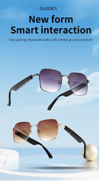 MZ02 Smart Glasses with Speaker Bluetooth Wireless Audio Touch Hands-Free Calling Stereo Music Headphones Smart Sunglasses