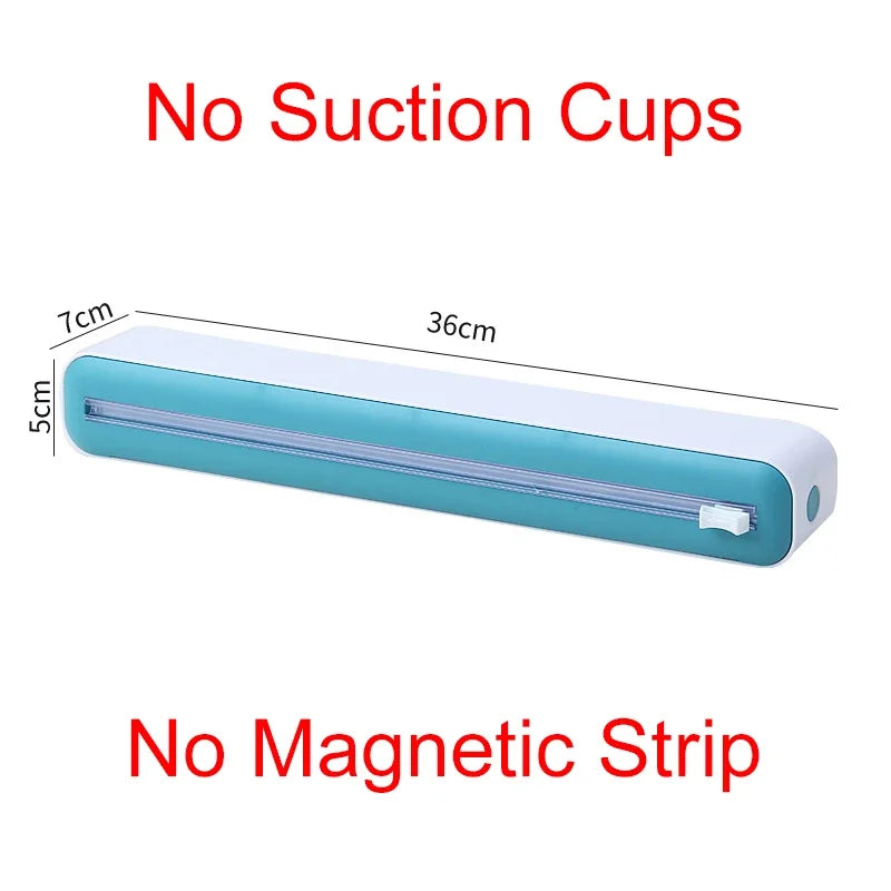 Magnetic Wrap & Foil Dispenser with Cutter — Kitchen Storage Box