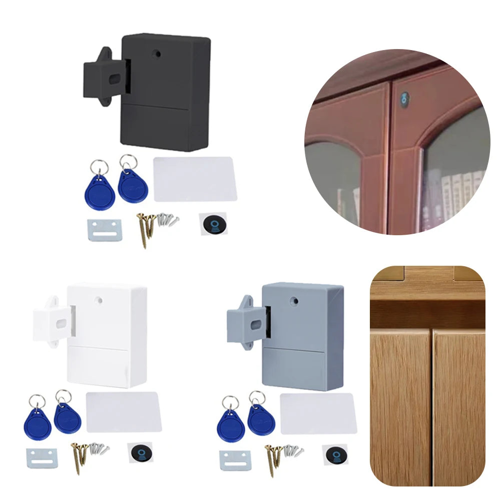 RFID Hidden Cabinet Lock — Smart Sensor for Drawers & Lockers