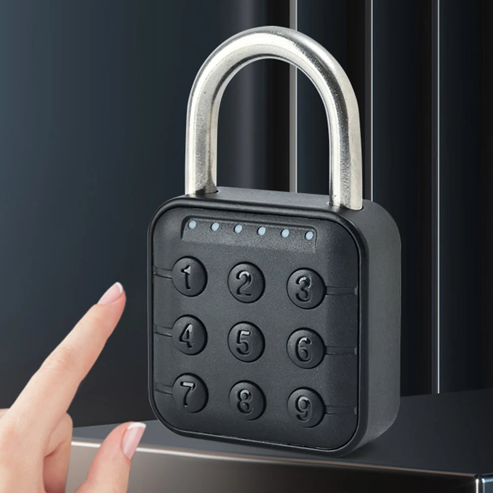 Keyless Fingerprint Padlock — Smart App, Waterproof, Anti-Theft