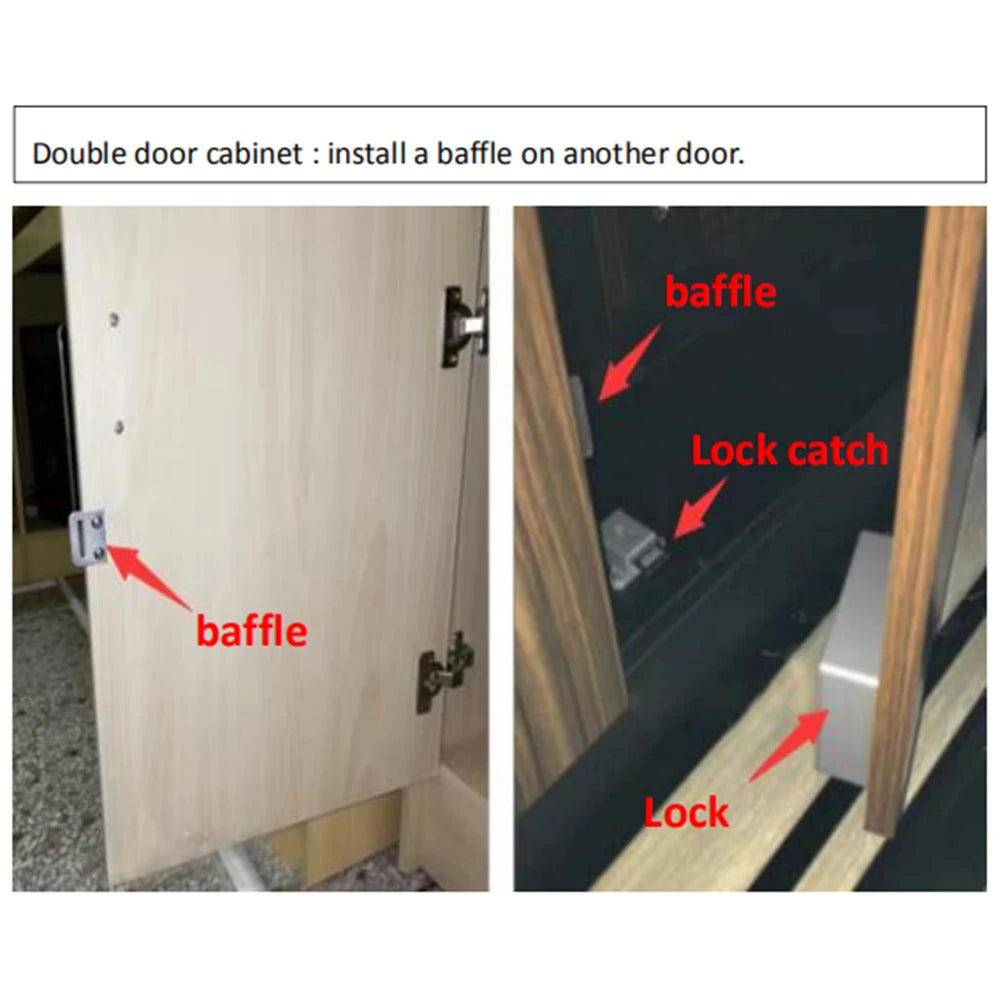 Invisible NFC RFID Cabinet Lock — Wardrobe, Drawer & Shoe Cabinet