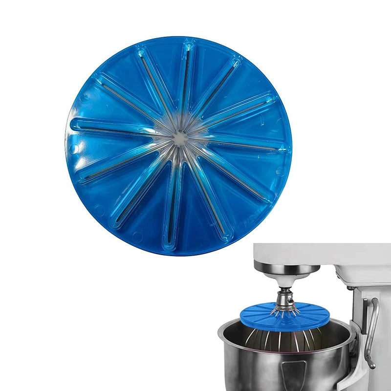 Anti-Splash Cream Scraper for Stand Mixers — 6-Wire Whisk Attachment