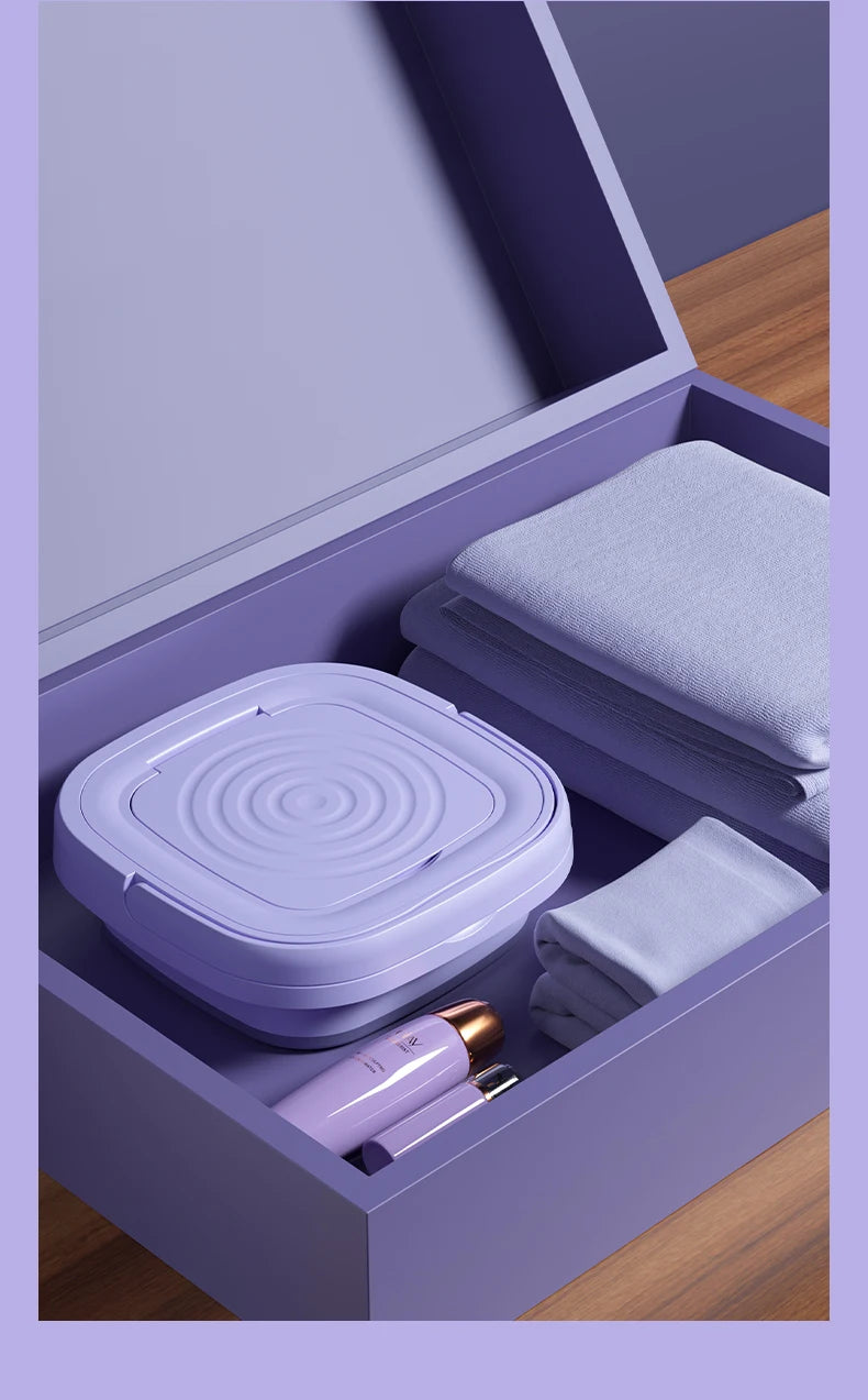 8L Mini Folding Washing Machine — Portable for Dorms & Small Loads