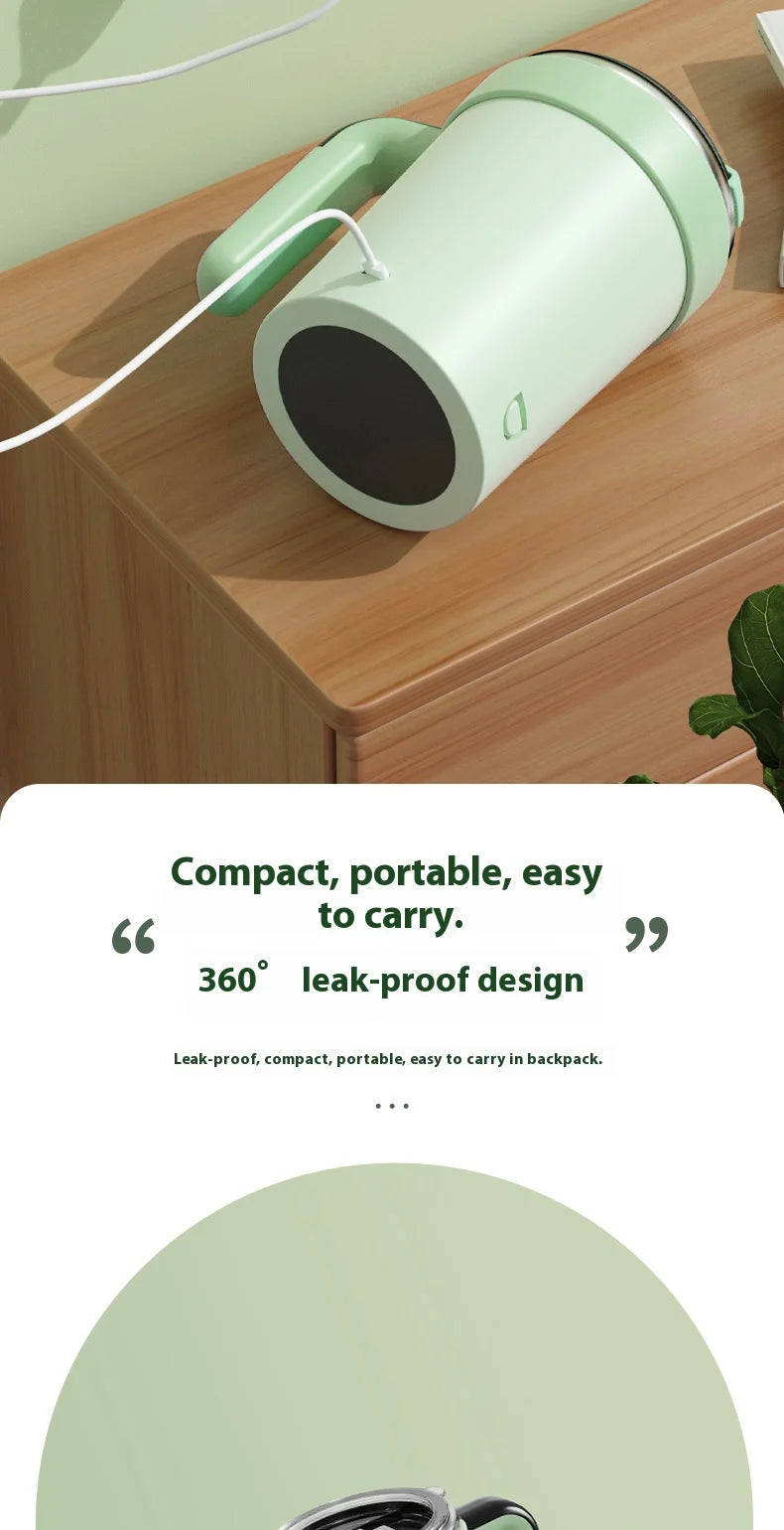 Smart Self-Stirring Coffee & Milkshake Cup — Magnetic, Temp Display
