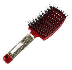 Hairbrush Comb Anti Klit Brushy Haarborstel Women Detangler Hair Brush Bristle Nylon Scalp Massage Teaser Hair Brush