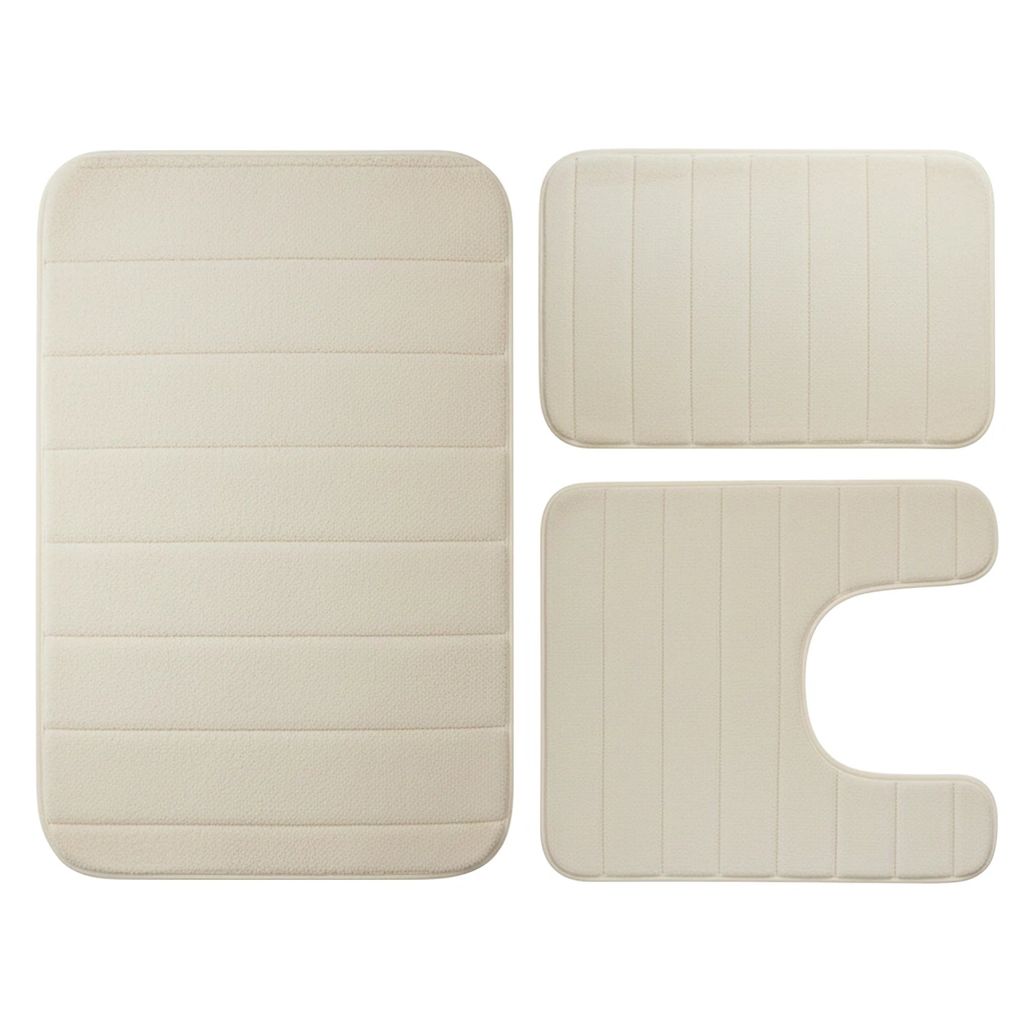 Memory Foam Bath Mat — Super-Absorbent, Non-Slip Bathroom Rug