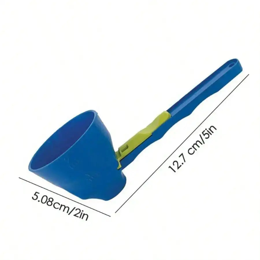1Pc Mess-Free Protein Powder Funnel Scoop, Portable Supplement Dispenser For Shaker Bottles, On-The-Go Gym Nutrition Funnel
