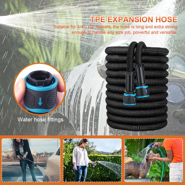 25-100FT Extendable Garden Water Hose