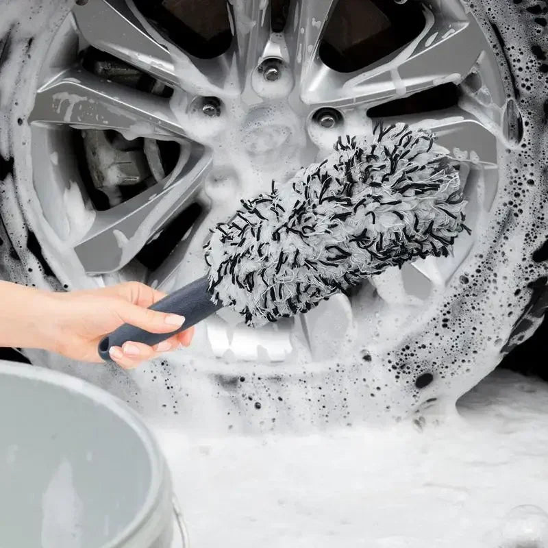 Car Wash Super Plush Microfiber Tire Rim Wheel Hub Cleaning Brush