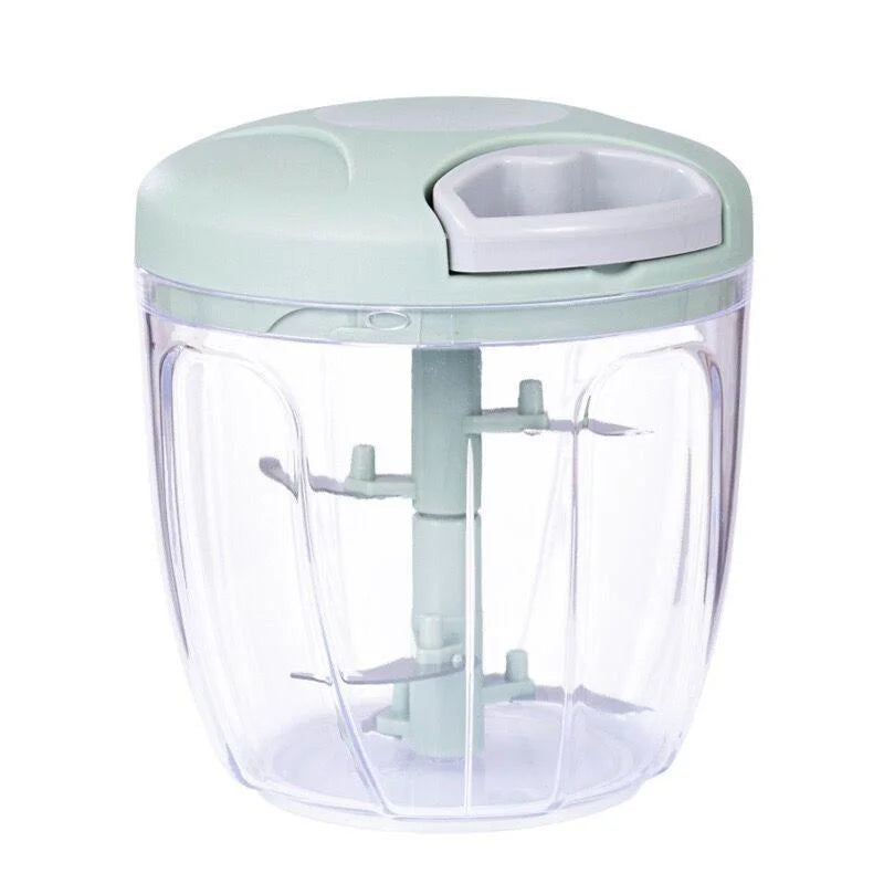 Manual Meat Mincer & Garlic Chopper — 500ml / 900ml Hand-Crank