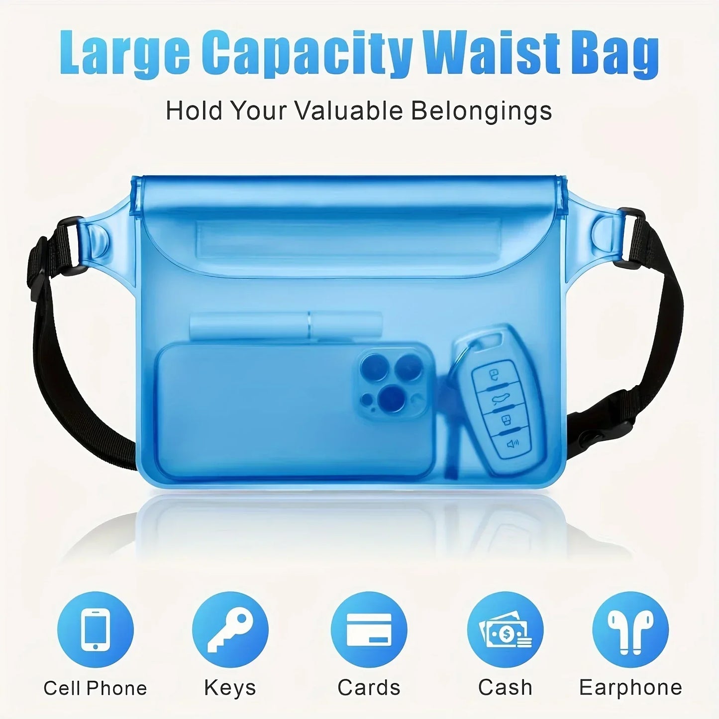Waterproof Phone Pouch — Touchscreen, for Swimming, Diving & Drifting