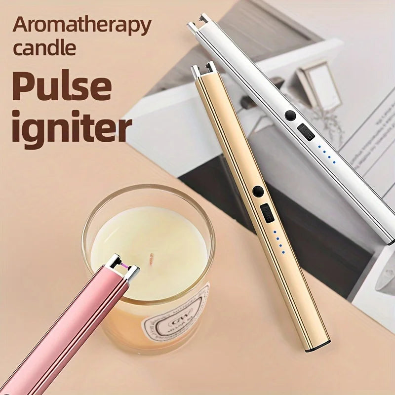 USB Rechargeable Electric Lighter for Kitchen & Outdoor Use
