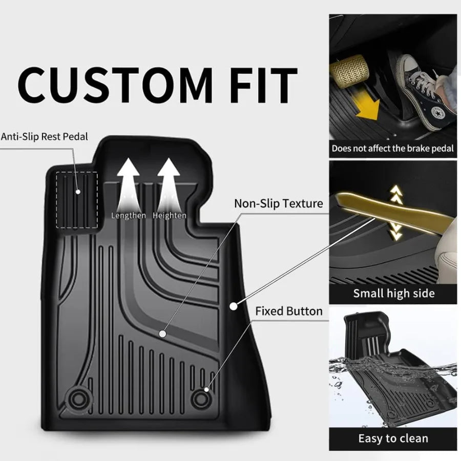 Heavy Duty TPE All Weather Car Floor Mats