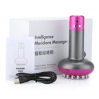 Eletric Meridian Massage Brush Infrared Fat Burning Gua Sha Lymphatic Anti-cellulite Heating Microcurrent Body Slim Massager