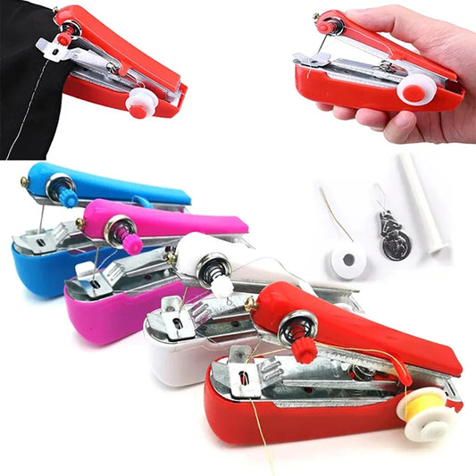 Mini Manual Sewing Machine — Portable Pocket Kit, 4 Color Options
