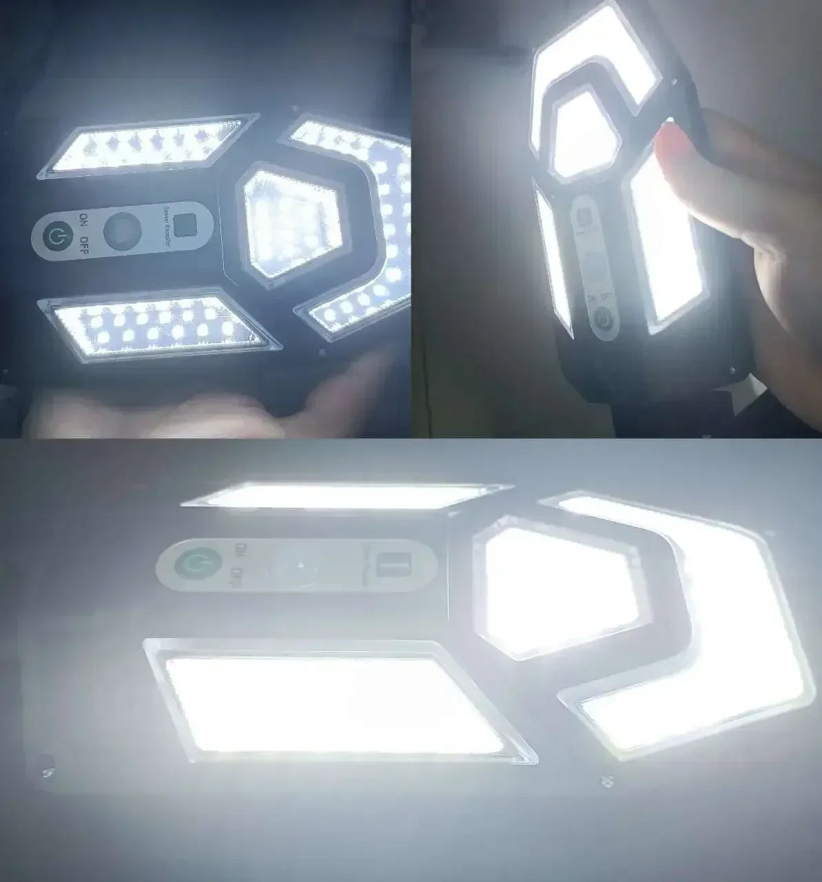 Solar LED Outdoor Wall Light Motion Sensor Garden Lamp
