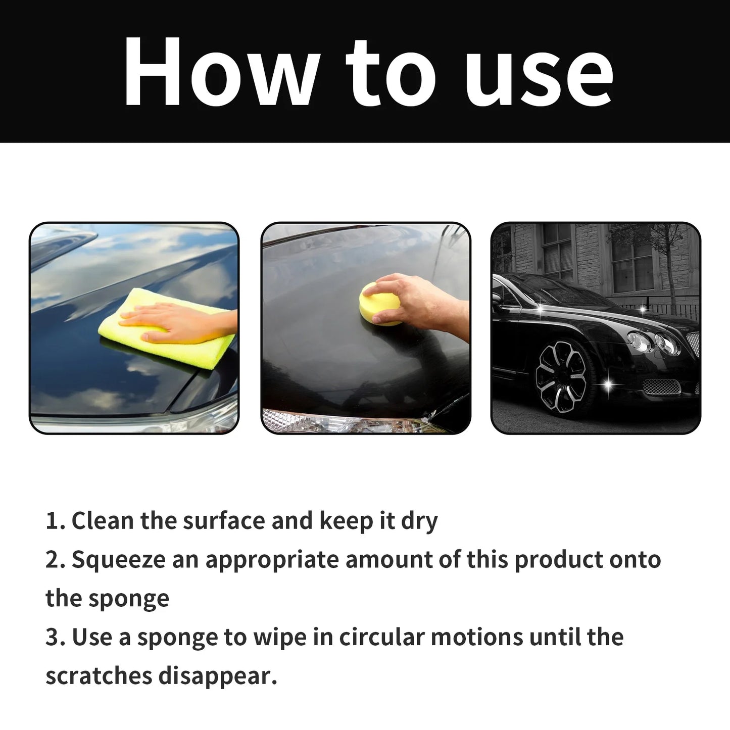 Car Scratch Remover & Polishing Wax