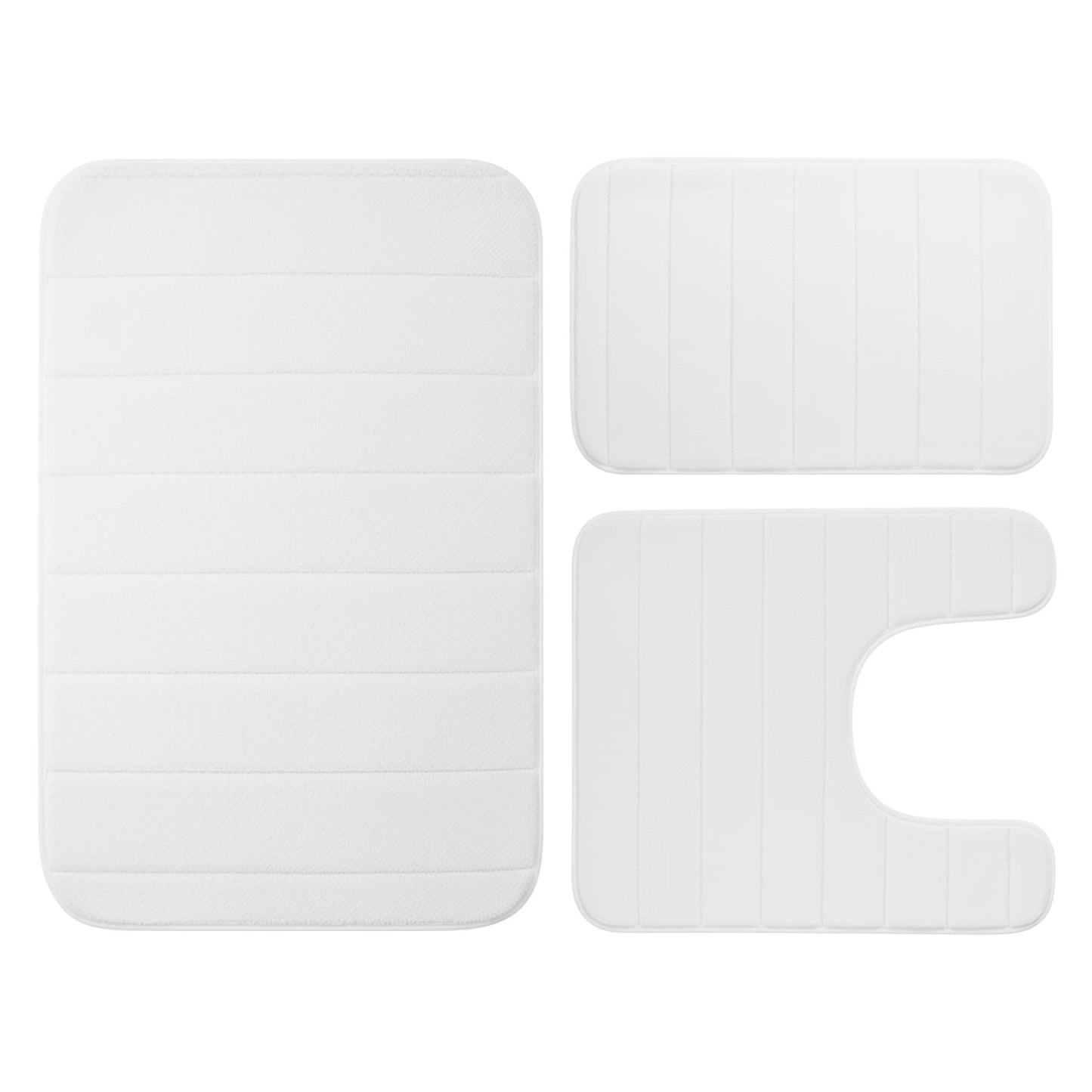 Memory Foam Bath Mat — Super-Absorbent, Non-Slip Bathroom Rug