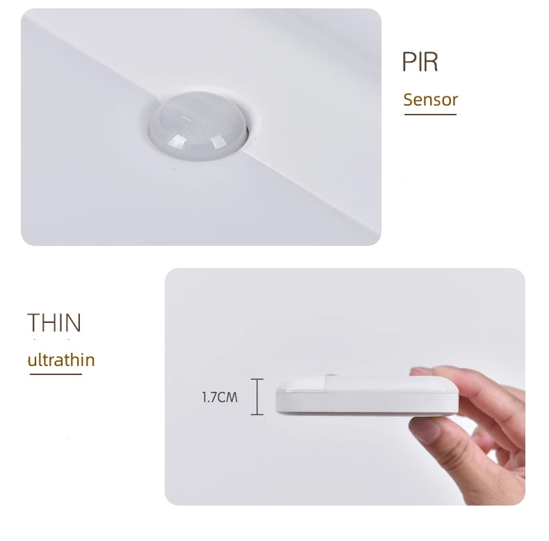 USB Motion Sensor LED Lamp — Bedroom, Kitchen, Stair & Closet Light