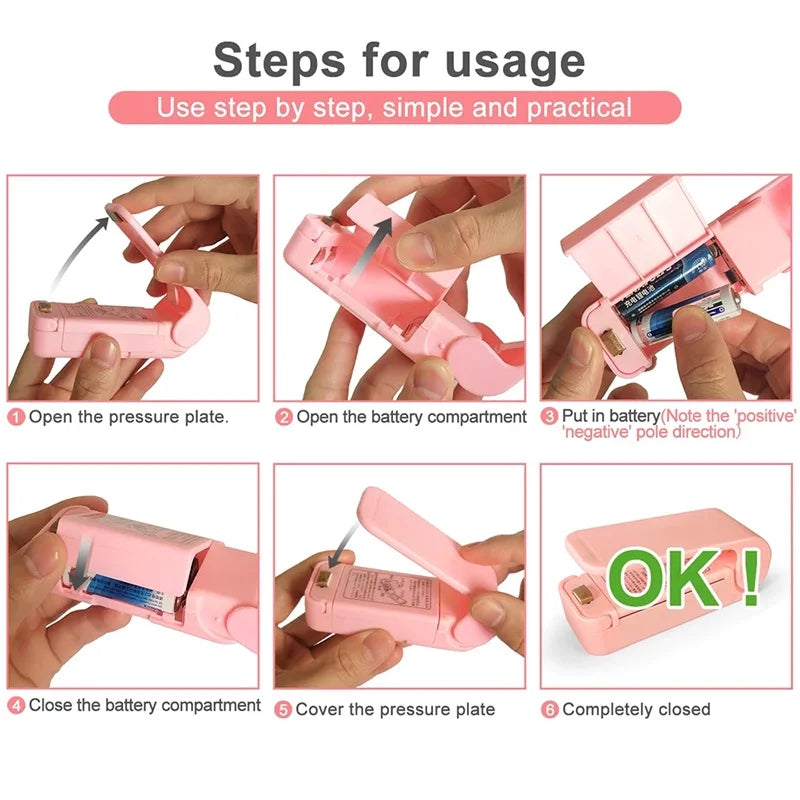 Mini Heat Bag Sealer — Portable Thermal Sealer for Food Bags