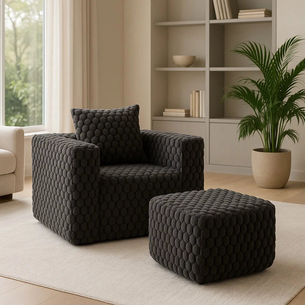 Sectional boneless Couch with L-Shape Chaise,Modern  Modular sleeper Sofa with Deep Seat, Upholstered Couches for Room