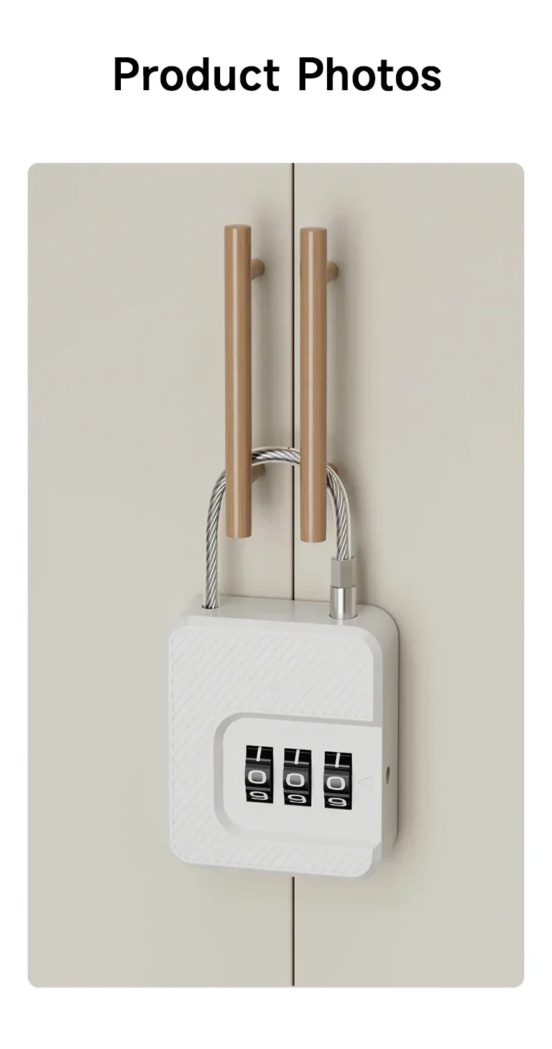 Travel Luggage Combination Padlock — Changeable Code, Multi-Use