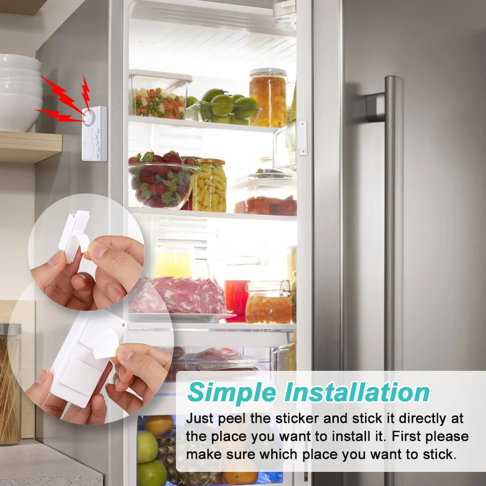 Wireless Door Sensor Alarm — Anti-Theft, Fridge & Window Open Detector