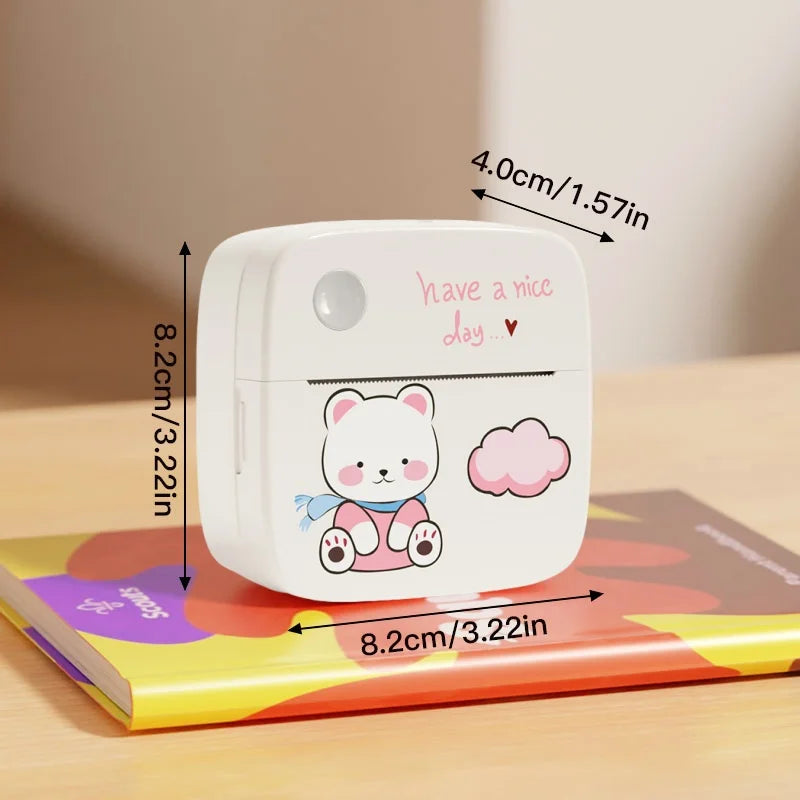 B2 Mini Sticker Printer — Bluetooth, Works with iPhone & Android