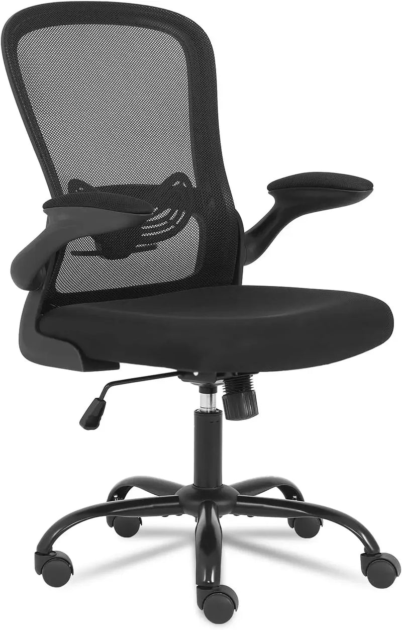 Office Chair ,Ergonomic mesh office chair, flip armrests, lumbar support,Office Chair .