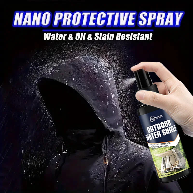 Heavy-Duty Waterproof Spray — Fabric Protector for Shoes & Gear