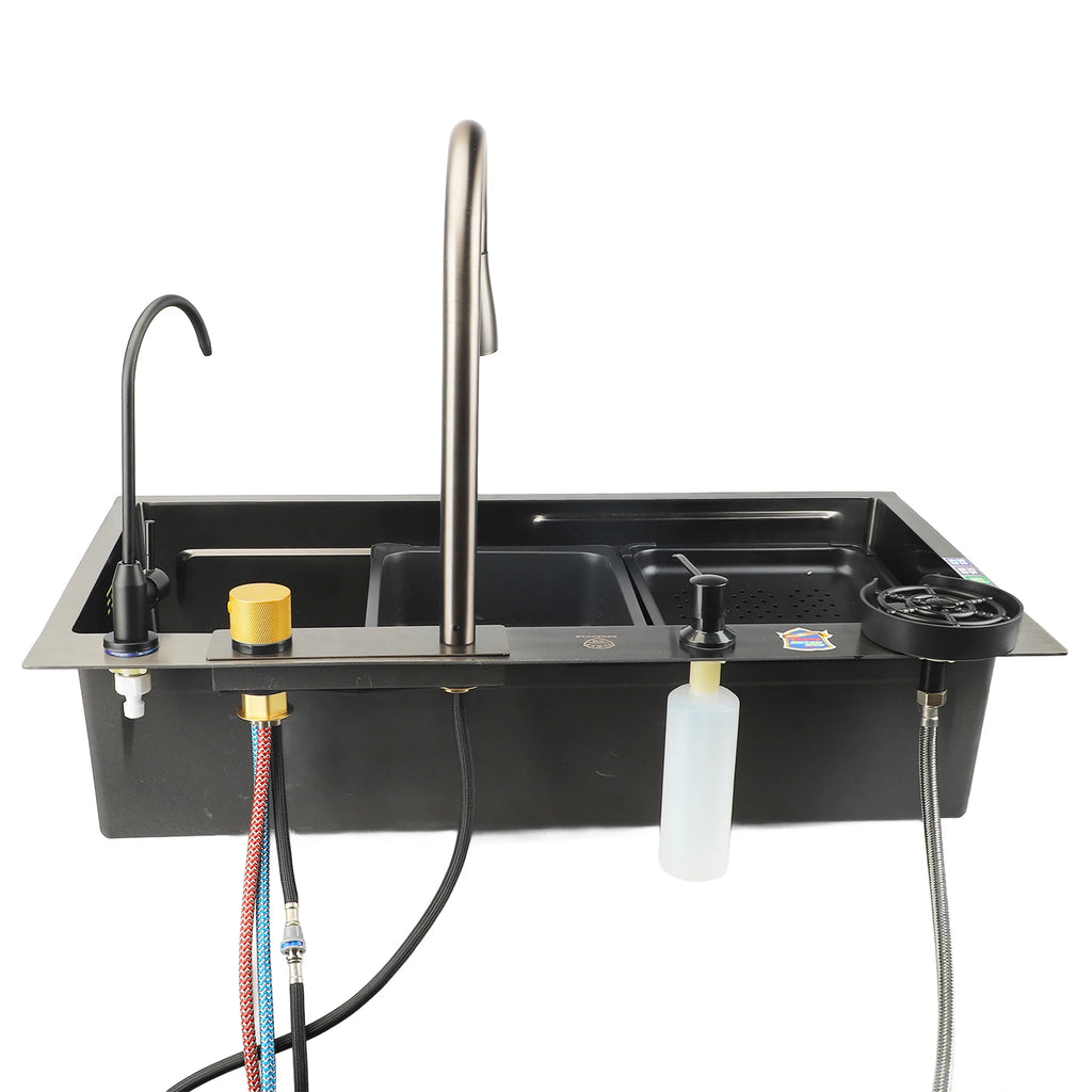 New Undermount Kitchen Sink Kitchen Sink Thickened Space Saving Rustproof Simple Large Capacity Professional for Home Kitchen
