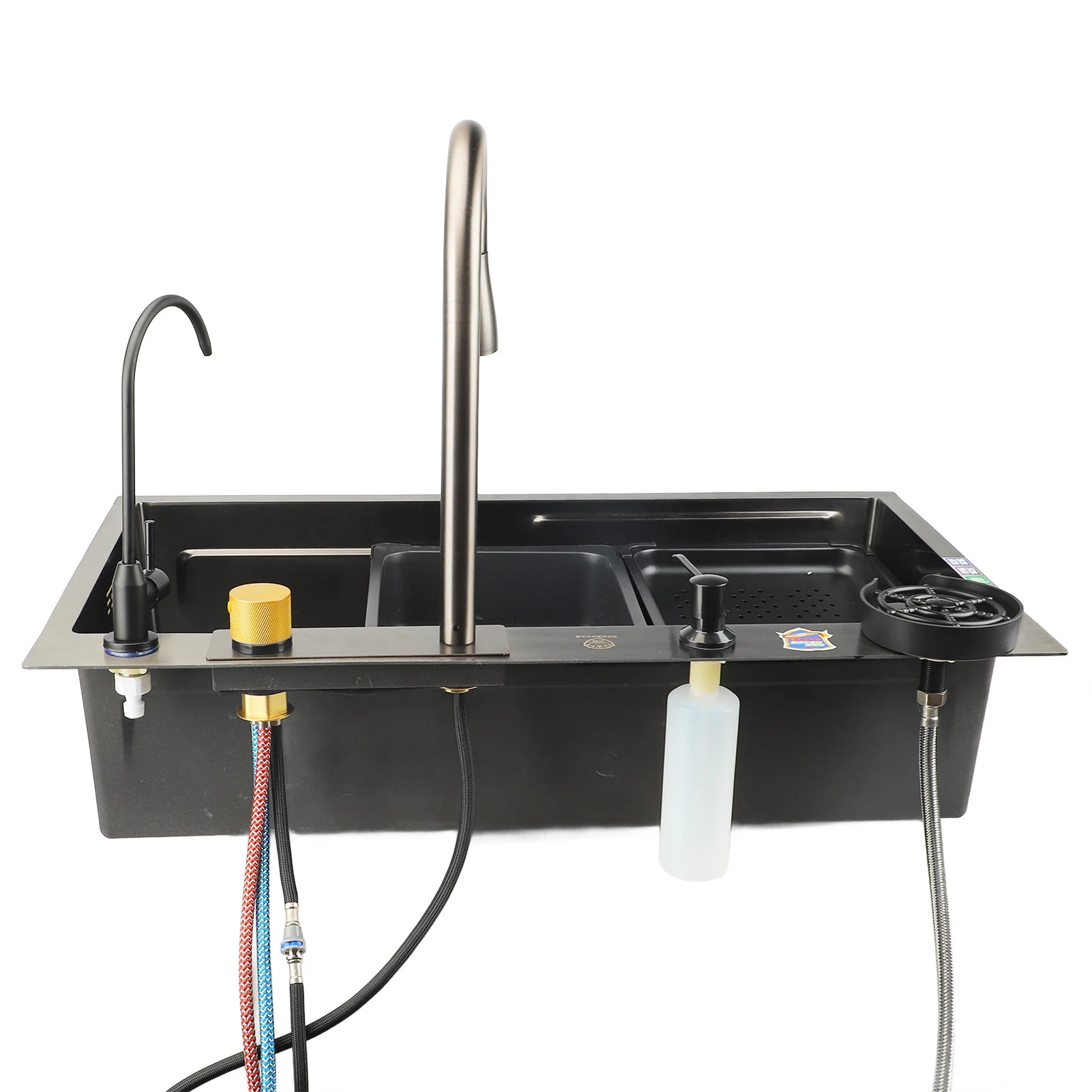 New Undermount Kitchen Sink Kitchen Sink Thickened Space Saving Rustproof Simple Large Capacity Professional for Home Kitchen