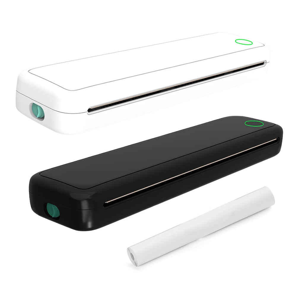 A4 Portable Learning Mini Printer Inkless BT Thermal A4 Mobile Printer with Printing Paper Thermal A4 Home Printer