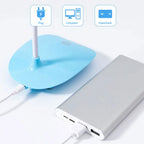Multifunctional Portable LED Foldable Desk Lamp with USB Power Source for Nightlight Table Light, Adjustable Brightness and Fold