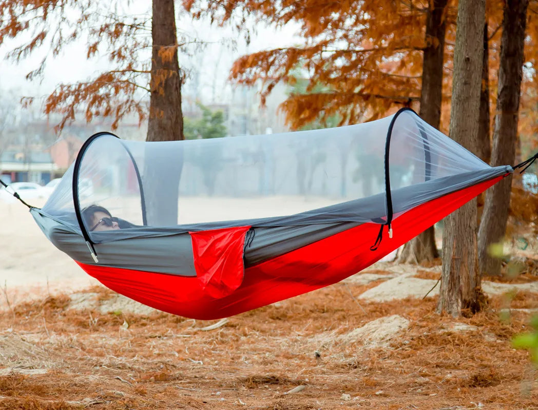 Portable Camping Hammock — Lightweight Travel Hammock with Straps