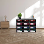 Student Mailboxes for Classroom w/ 27 Slots, Office Paper Organizer  for Organize Student Assignments, Books, Magazines, Files