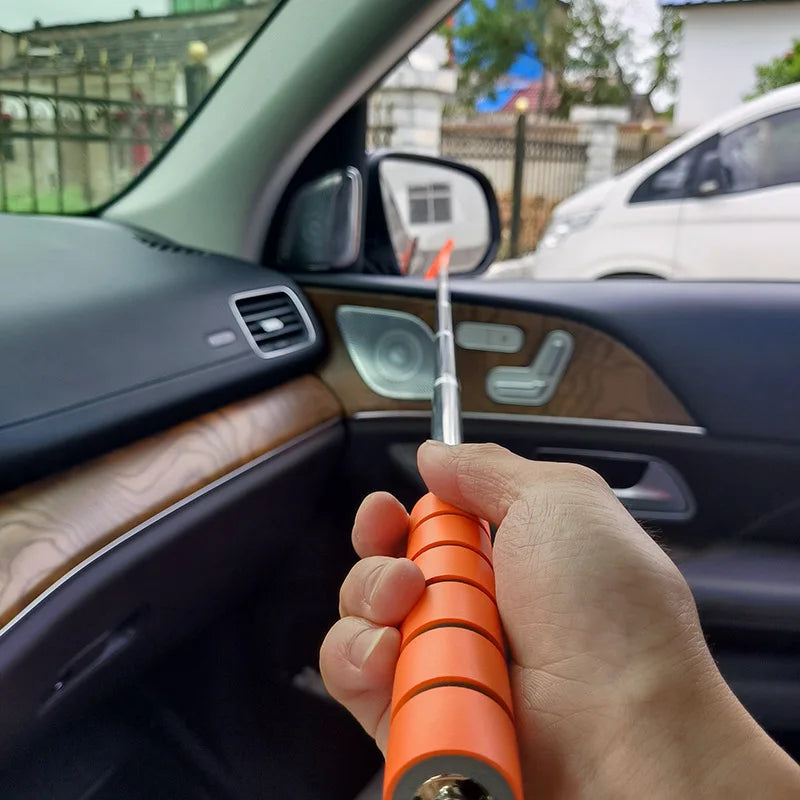 Telescopic Car Mirror & Window Cleaning Tool — Mist Wiper Brush
