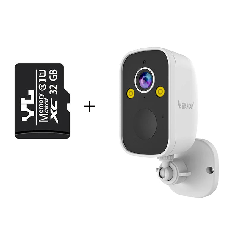Vstarcam 4G LTE Solar Security Camera — 3MP, PIR Human Detection