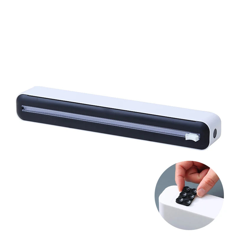 Magnetic Wrap & Foil Dispenser with Cutter — Kitchen Storage Box