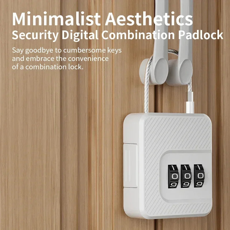 Travel Luggage Combination Padlock — Changeable Code, Multi-Use