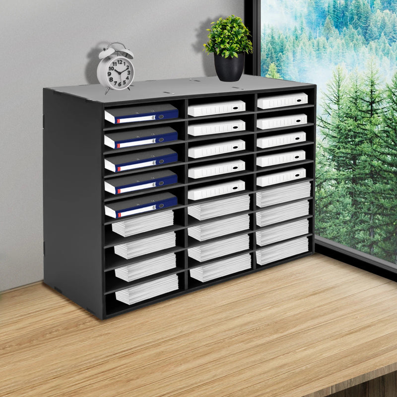 Student Mailboxes for Classroom w/ 27 Slots, Office Paper Organizer  for Organize Student Assignments, Books, Magazines, Files