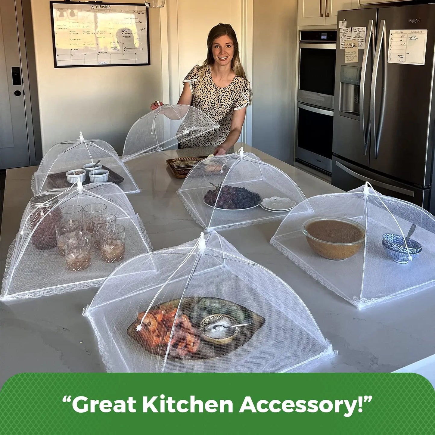Pop-Up Mesh Food Covers - Fly Net for Picnics, 17", Pack of 3/6/12