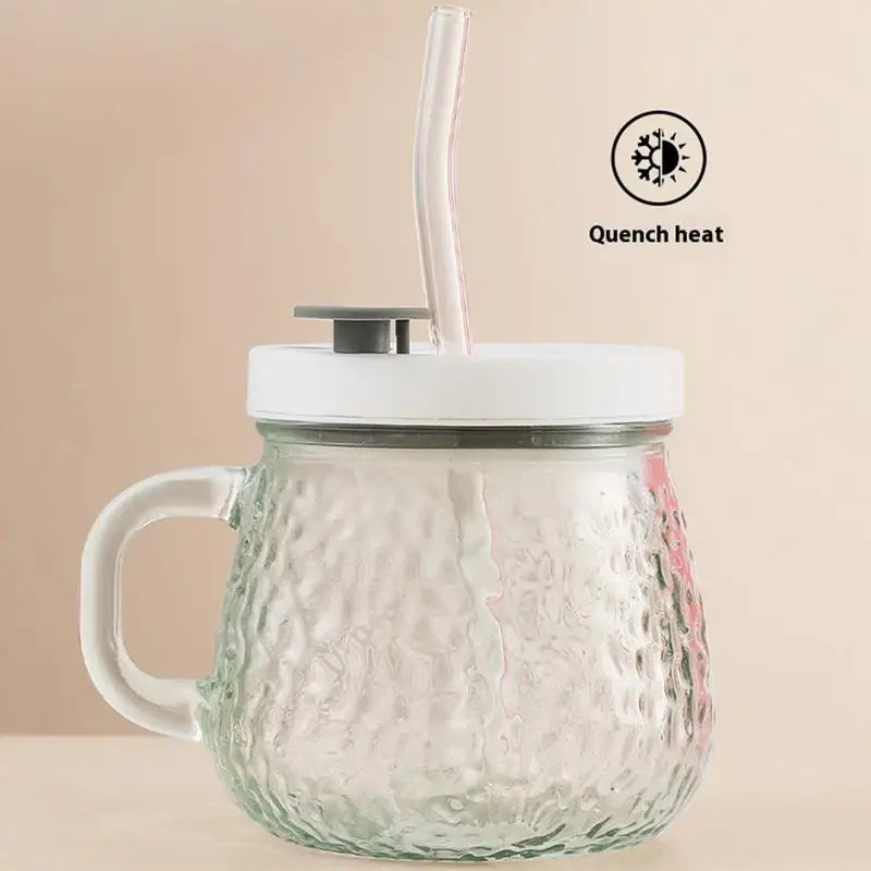 USB Self-Stirring Glass Mug — 350ml, High-Speed Waterproof Mixer