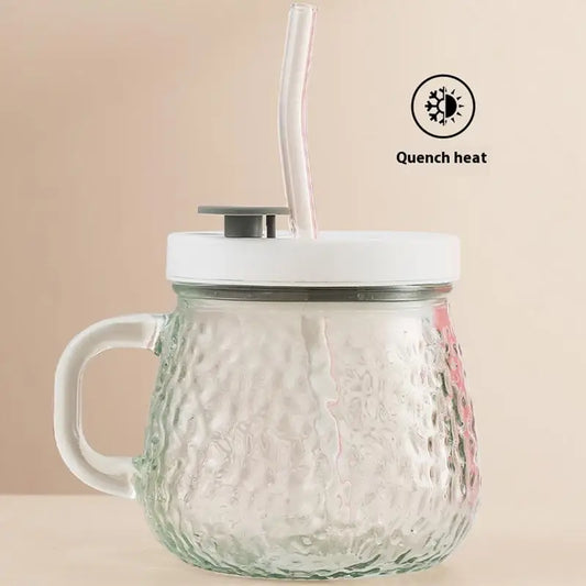 USB Self-Stirring Glass Mug — 350ml, High-Speed Waterproof Mixer
