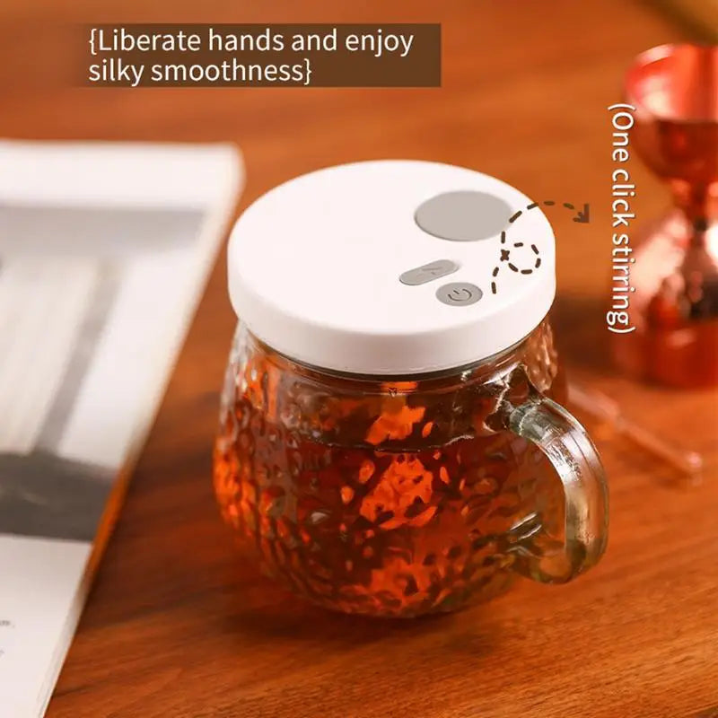 Self Stirring Mug Electric High Speed Mixing Cup Waterproof Glass Self Stirring Portable USB Rechargeable 350ml Electric Mixing